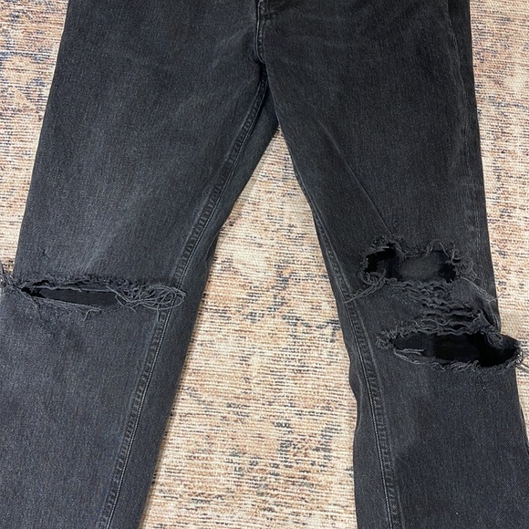 Agolde Black Ripped Jeans - Picture 2 of 5